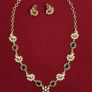 Pure Panchaloham Peacock Necklace with Earrings