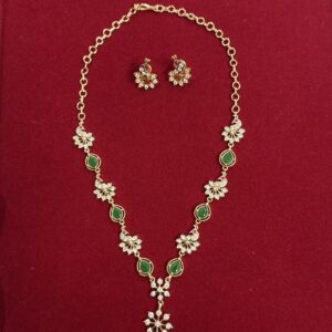 Pure Panchaloham Peacock Necklace with Earrings