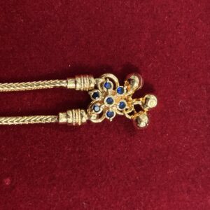 Pure Panchaloham BlueStone Pattilu (Anklets)