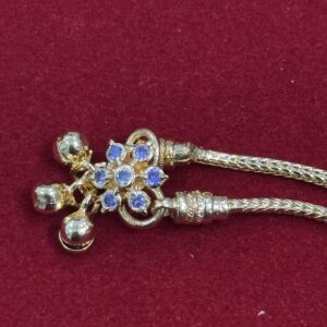 Pure Panchaloham LavenderStone Pattilu (Anklets)