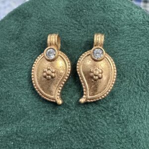 Pure Panchaloham White Stone Thali Pendant Items (Big size Pair)