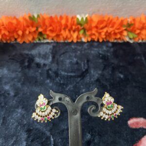 Pure Panchaloham Multi stone Earrings-2