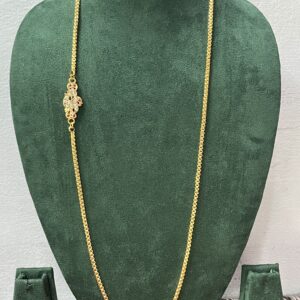 Pure Panchaloham Chandraharam with Single Locket-7