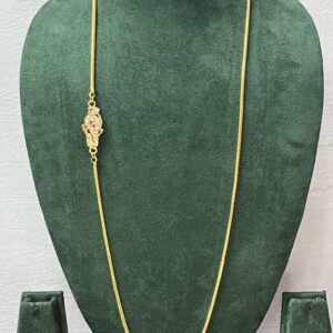Pure Panchaloham Chandraharam with Single Locket-6