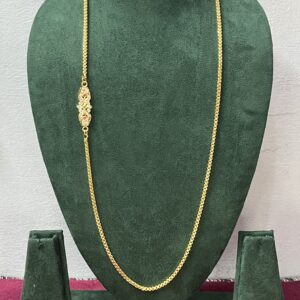 Pure Panchaloham Chandraharam with Single Locket-5