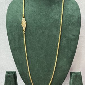 Pure Panchaloham Chandraharam with Single Locket-4