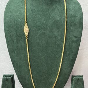Pure Panchaloham Chandraharam with Single Locket-3