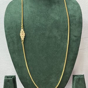 Pure Panchaloham Chandraharam with Single Locket-2