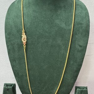 Pure Panchaloham Chandraharam with Single Locket-1