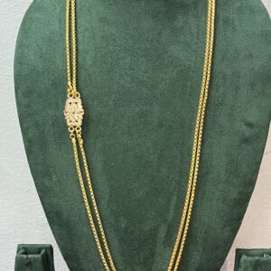 Pure Panchaloham Chandraharam with Double Locket