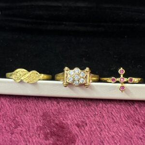 Pure Panchaloham Finger Rings (C – Combo of 3 @ ₹499)