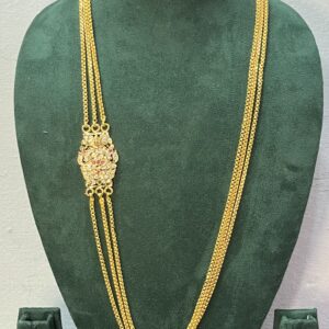Lakshmi Devi 3-Chain Panchaloham Chandraharam