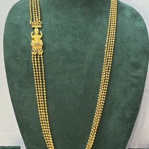Lakshmi Devi 4-Chain Panchaloham Chandraharam