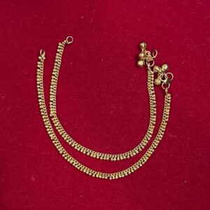 Unpolished Pure Panchaloham Anklets - Lifetime wear